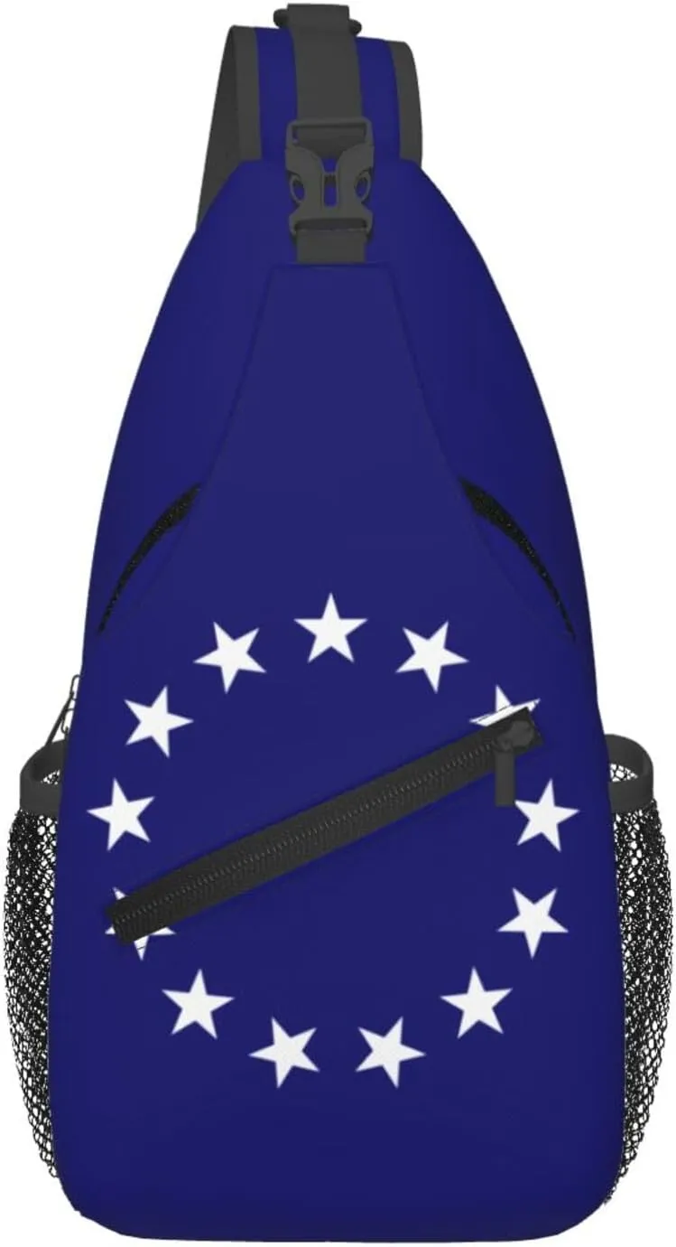 Flag of a United States Foreign Service Officer Crossbody Bags For Women Men Chest Backpack Gym Shoulder Bag Travel Outdoor Sports Casual Crossbody Bags