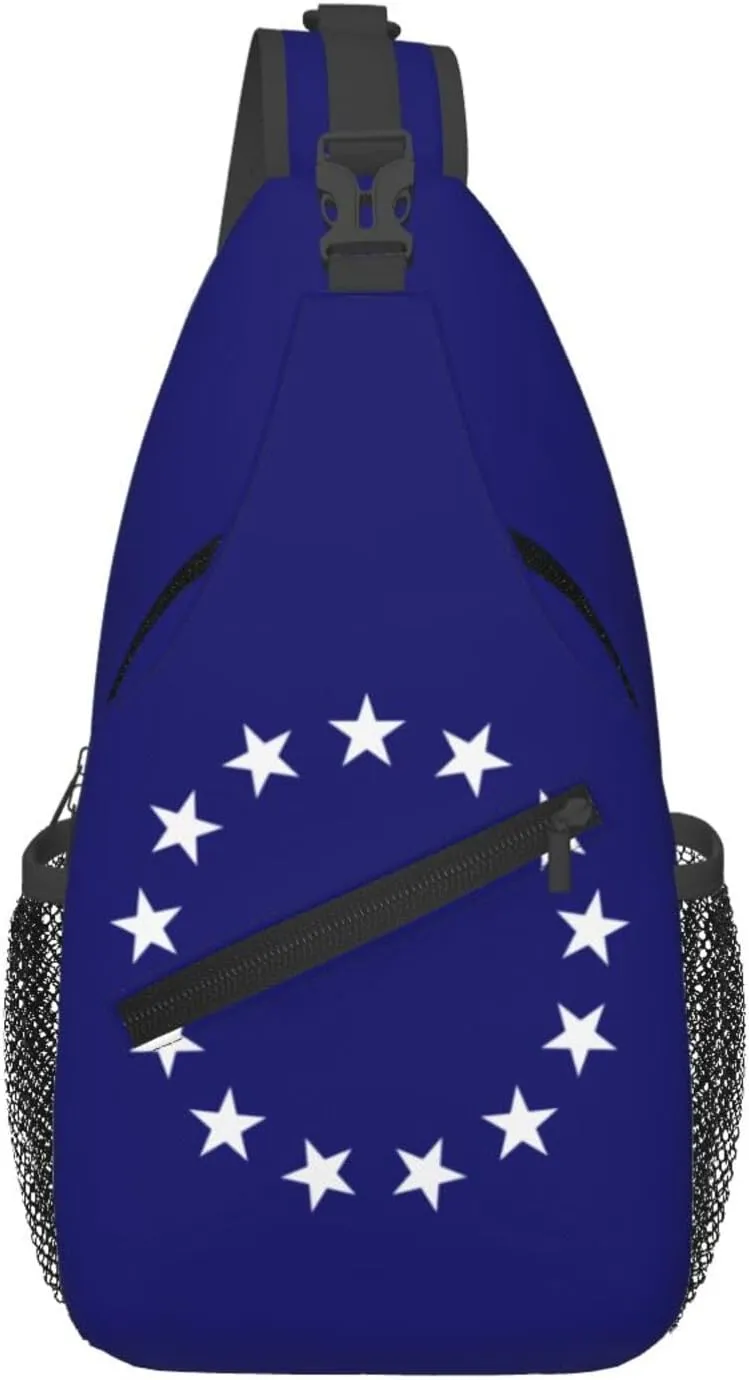 Flag of a United States Foreign Service Officer Crossbody Bags For Women Men Chest Backpack Gym Shoulder Bag Travel Outdoor Sports Casual Crossbody Bags
