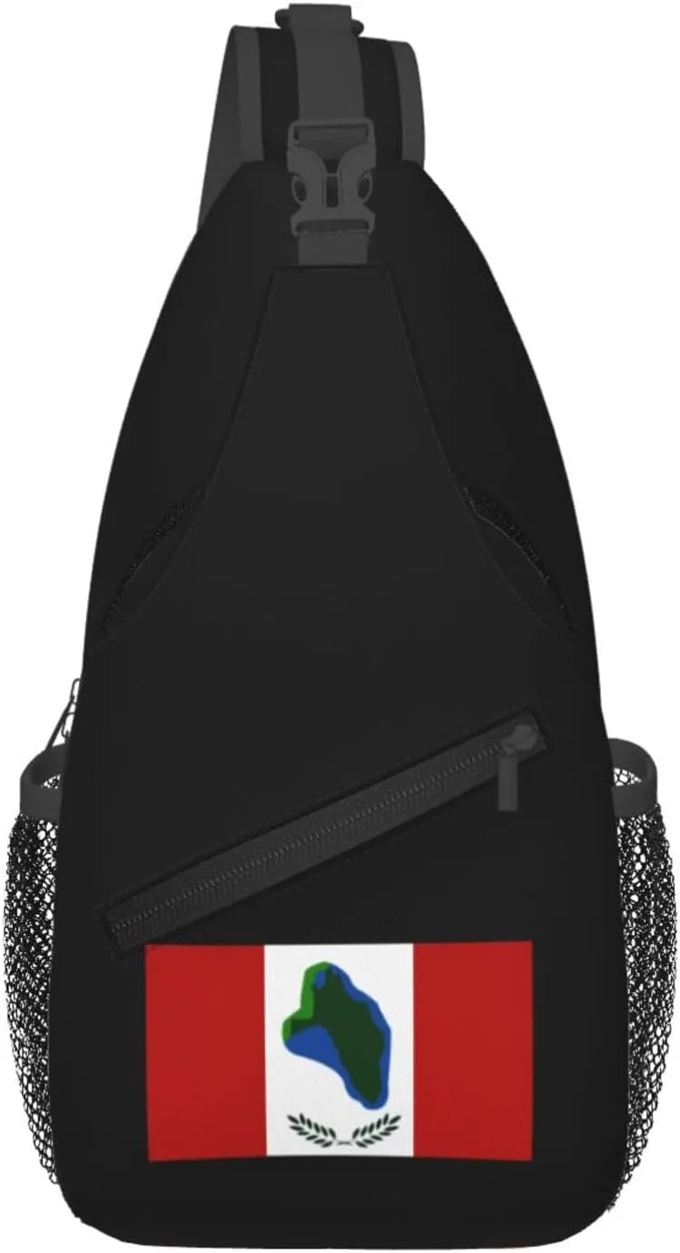 Flag of Cumberland Head Crossbody Bags For Women Men Chest Backpack Gym Shoulder Bag Travel Outdoor Sports Casual Crossbody Bags