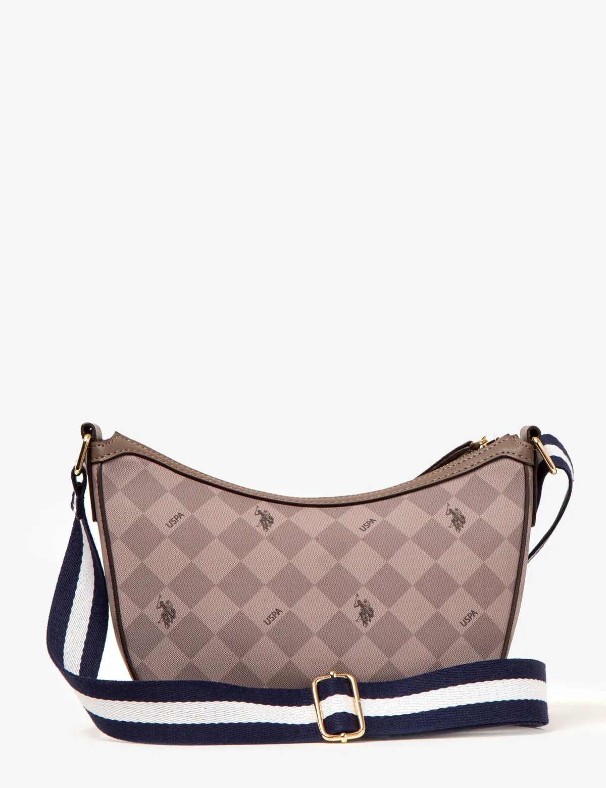 FLORAL DIAMOND CROSSBODY BAG