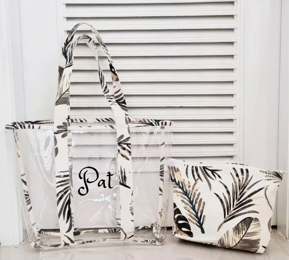 Floral PVC Tote