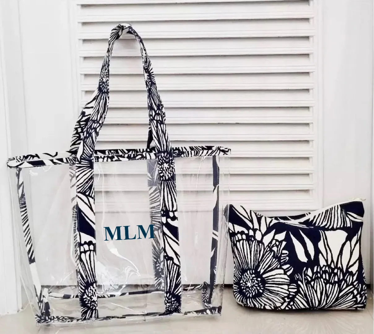 Floral PVC Tote