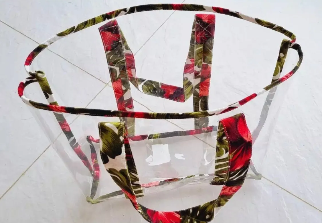 Floral PVC Tote