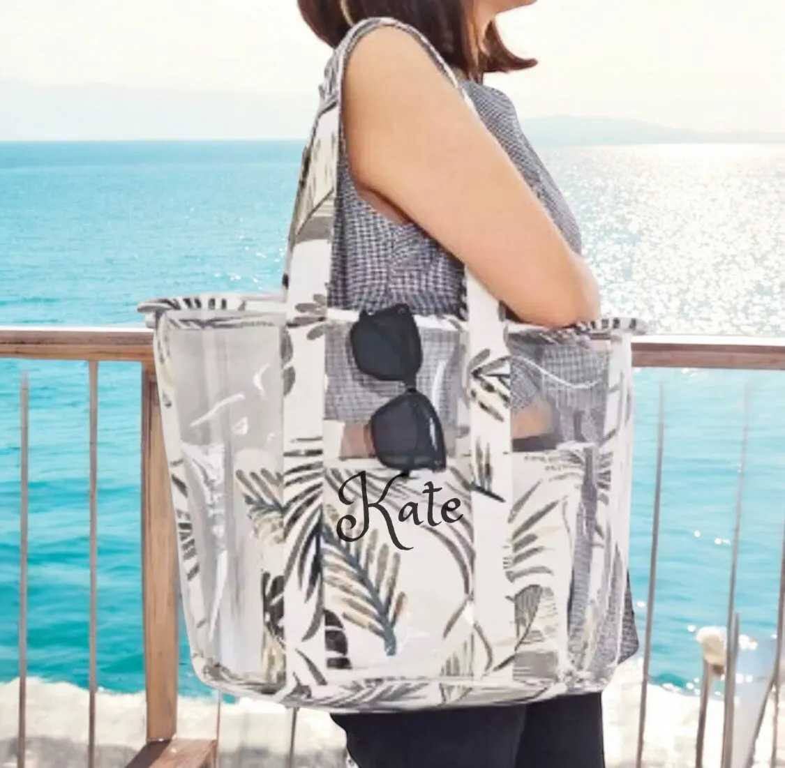 Floral PVC Tote