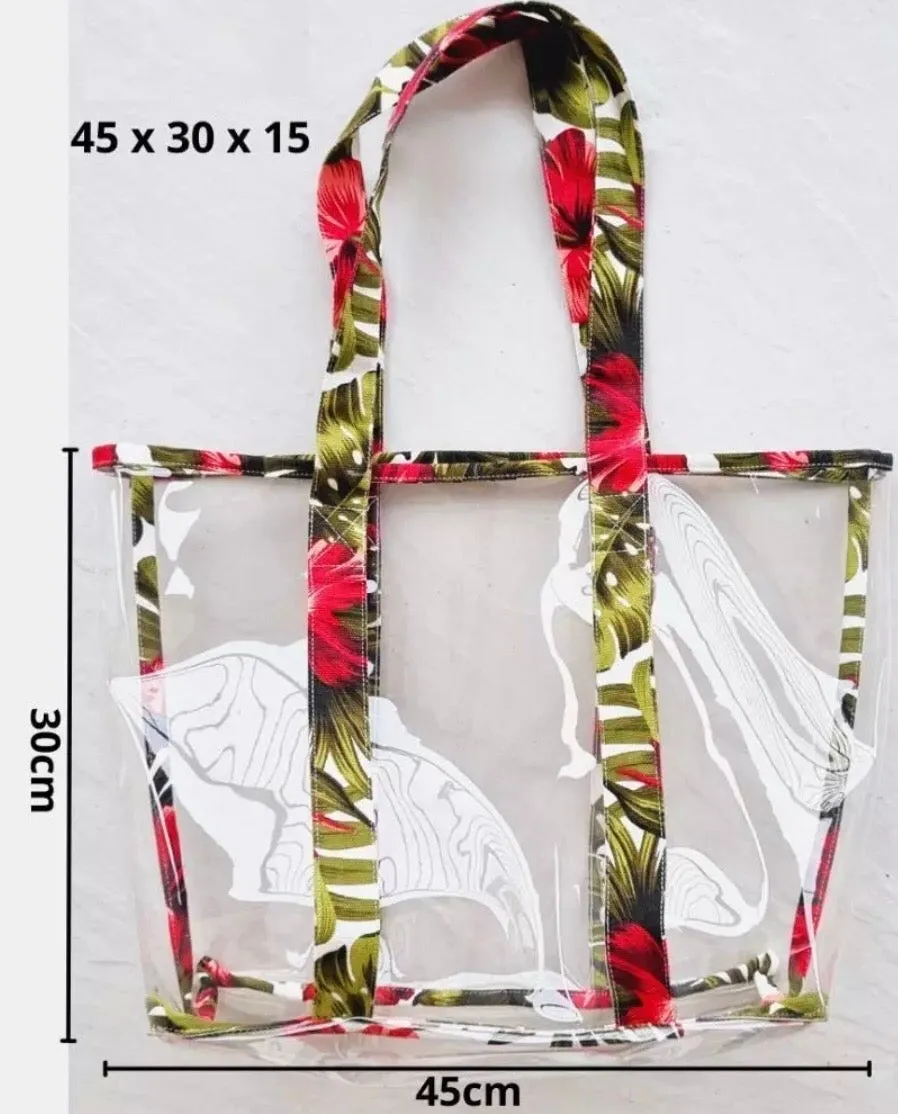 Floral PVC Tote