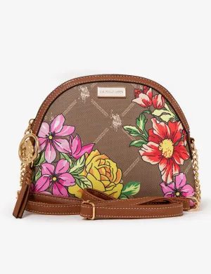 FLORAL SIGNATURE CROSSBODY BAG