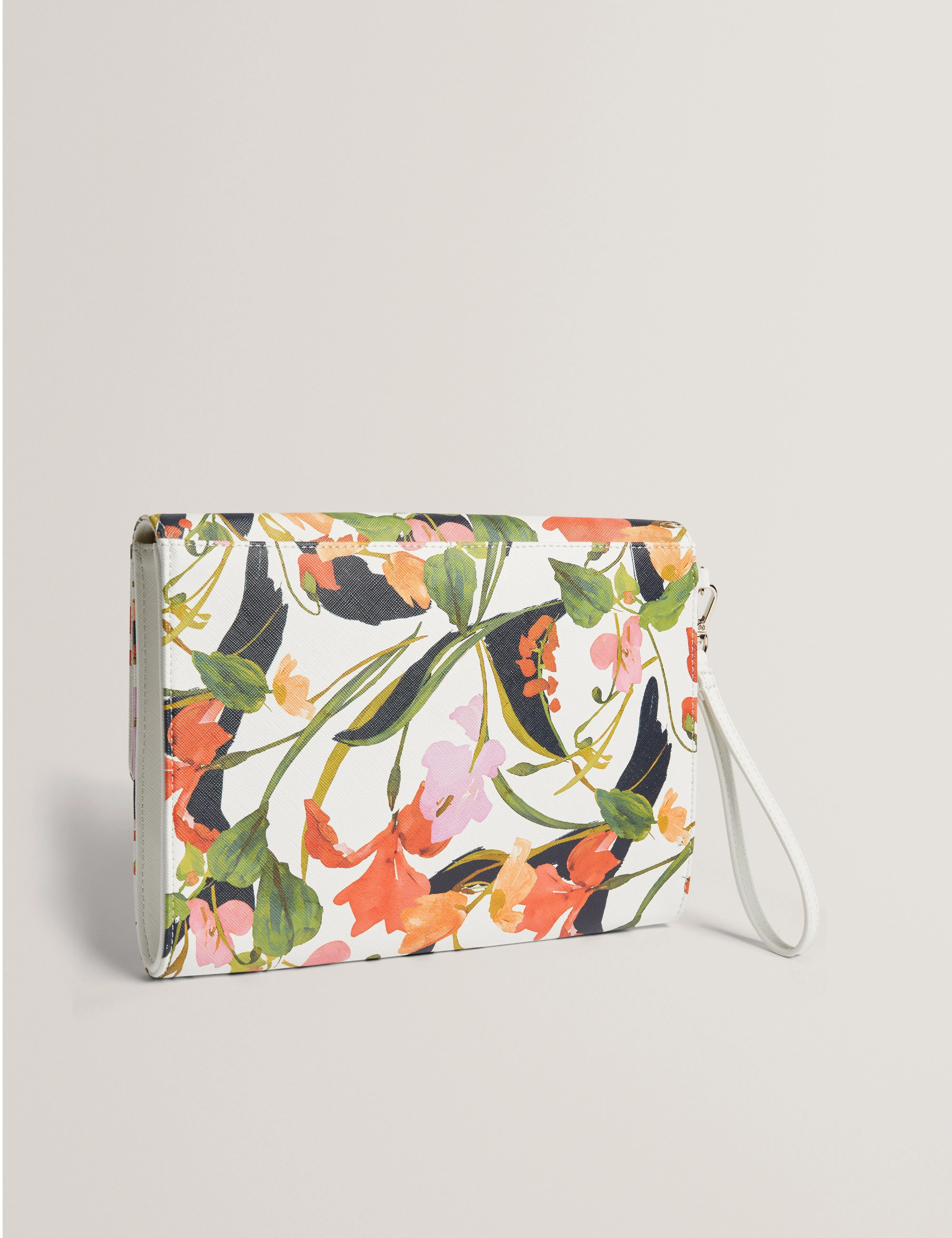 Floresi Floral Printed Icon Pouch Cream