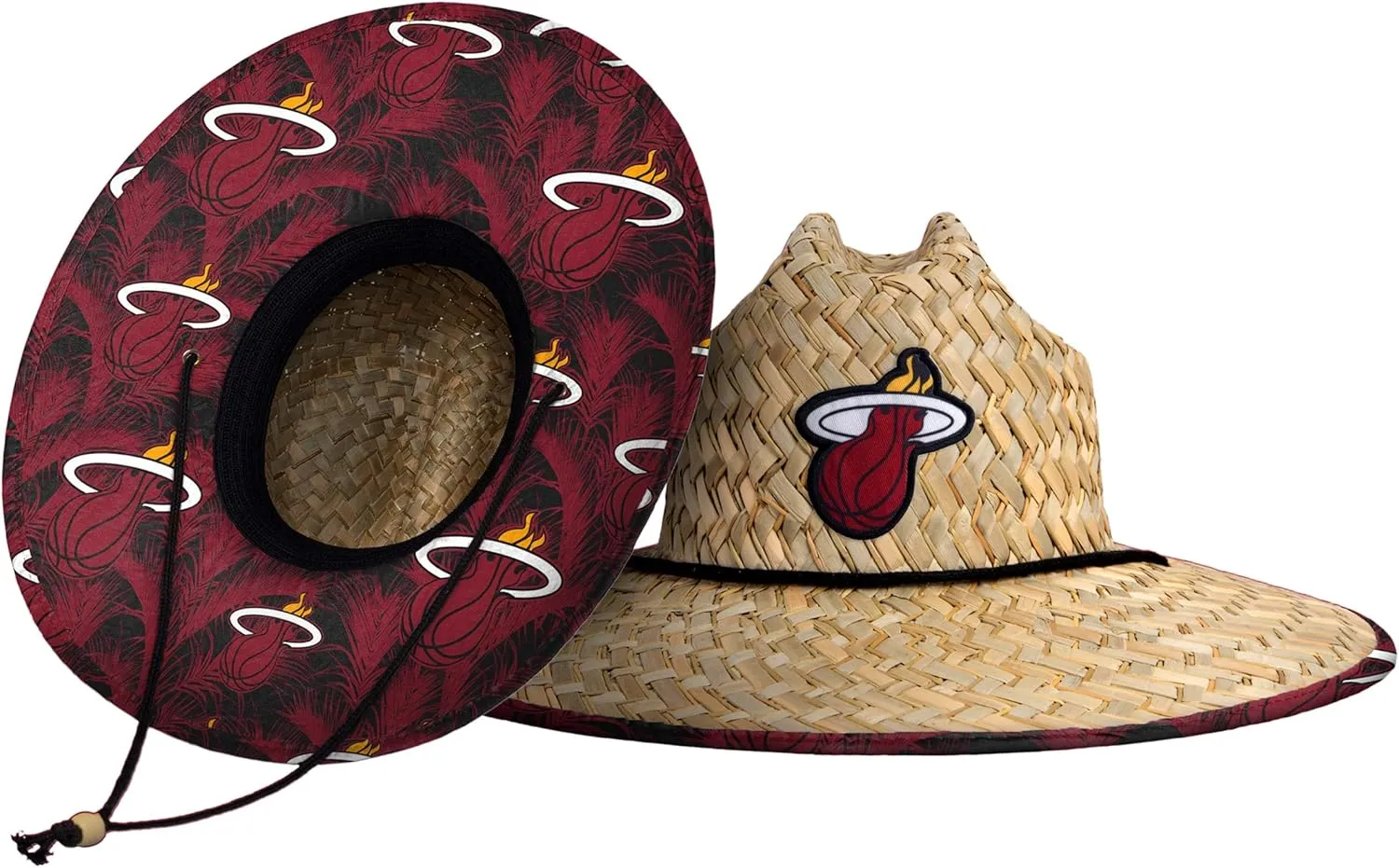 FOCO unisex-adult NBA Floral Straw Hat