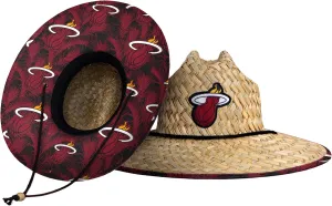 FOCO unisex-adult NBA Floral Straw Hat