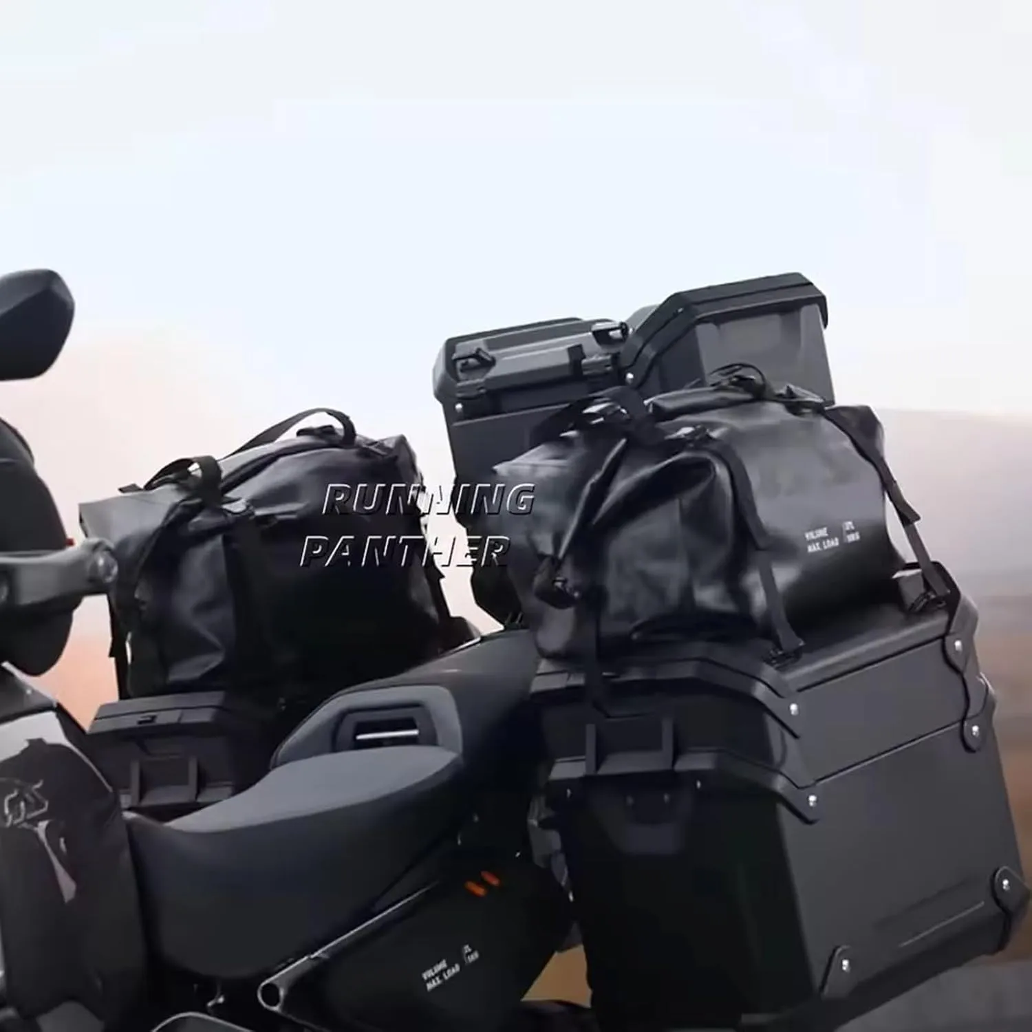 for BMW R1300 GS r1300gs Adventure ADV Motorcycle luggage bag Inner Bag Expandable Top Case Pannier Saddlebag Bags Waterproof Tote Handbag Multipurpose Backpack Shoulder Strap Fixation