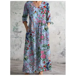 Freya™ | Floral Boho Dress