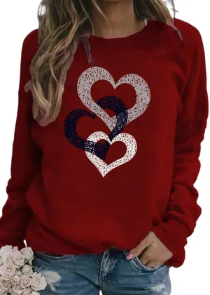 Fronage Women's Floral Printed Sweatshirt Long Sleeve Crewneck Casual Loose Vintage FLower Graphic Pullover Tops