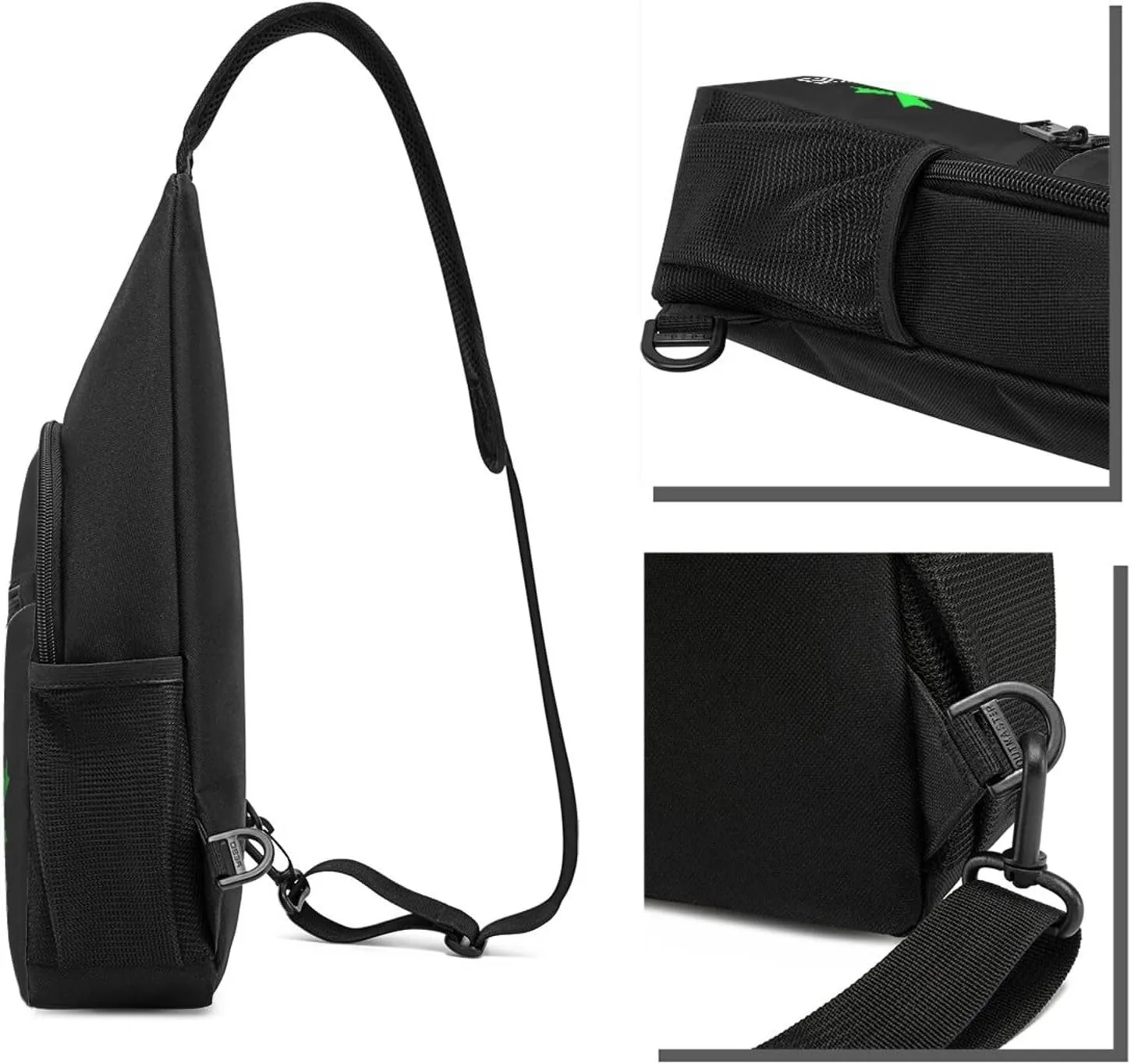 Fuck Scoliosis Awareness Chest Pack Leisure Shoulder Crossbody Chest Bag
