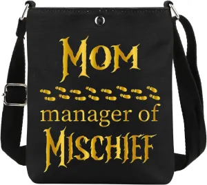 Funny Mom Crossbody Bag Manager Of Mischief Crossbody Bag Potter Mom Gift Wizard Mom Handbag Fantastic Magical Mom Gifts