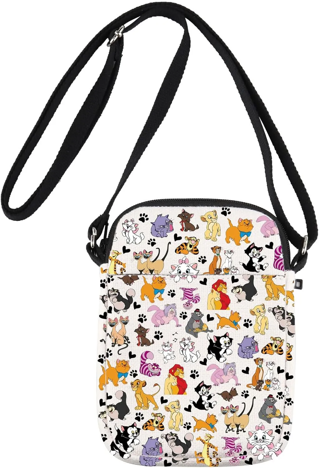 G2TUP Cats Crossbody Bag Kitten Themed Gifts Cats Lover Gifts Kitten Shoulder Bag