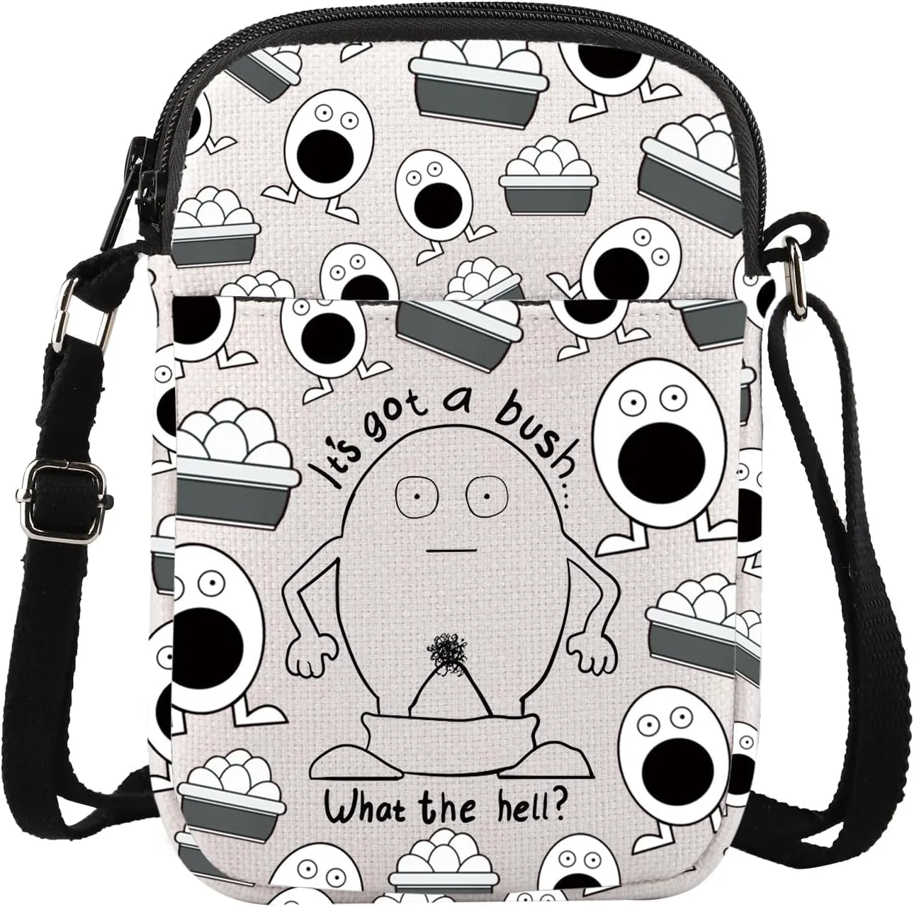 G2TUP ITYSL Egg Game Crossbody Bag ITYSL Egg Game Gifts Feed Egg Shoulder Bag Tim TV Show Gifts