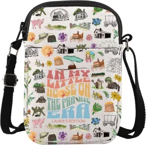 G2TUP Laura TV Show Crossbody Bag Laura Fans Gifts Nut Oasis Gifts Prairie House Shoulder Bag