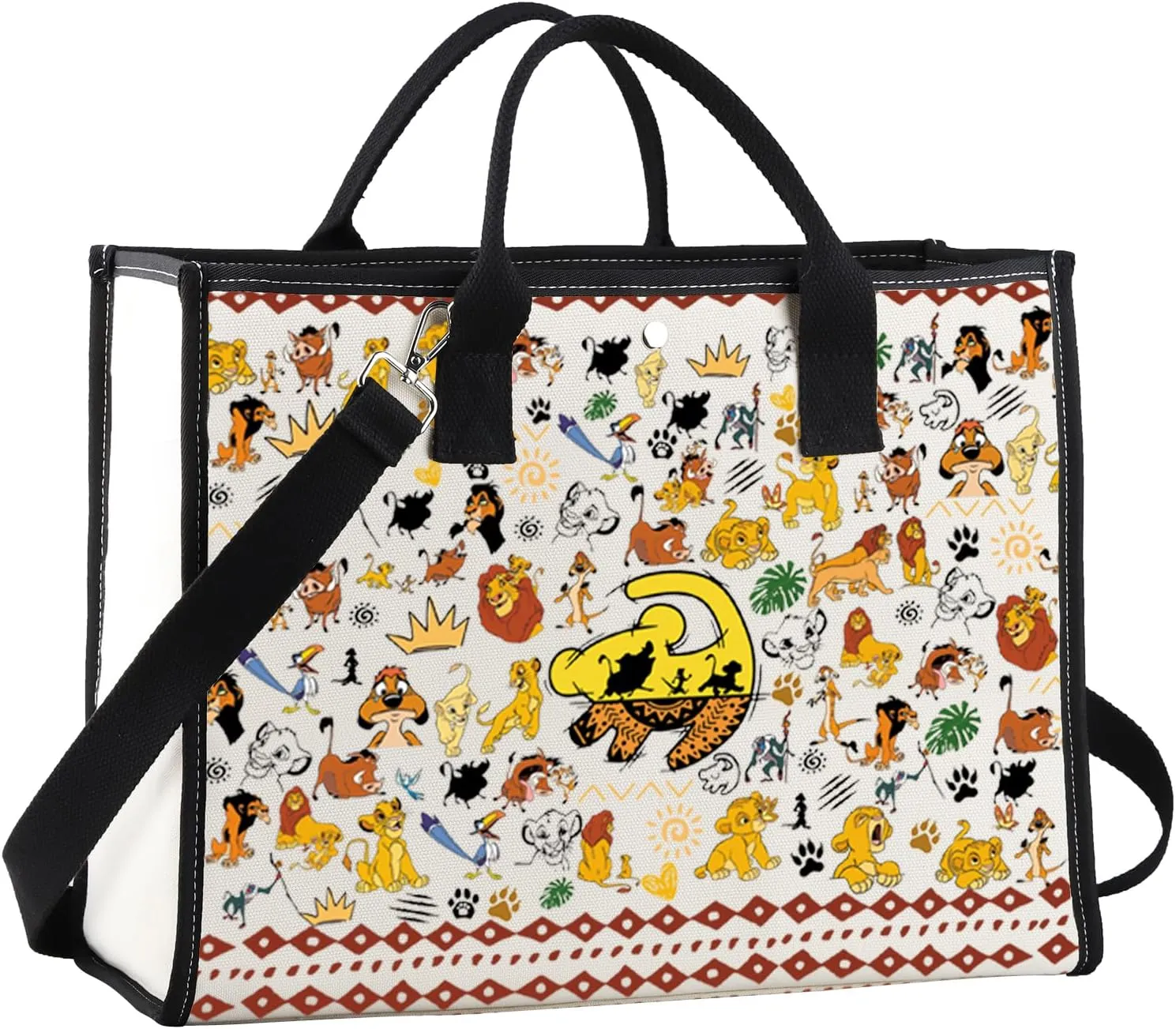 G2TUP Lion Movie Crossbody Bag Hakuna Matata Gifts Simba & Pumbaa Gift Magical Kingdom Shoulder Bag