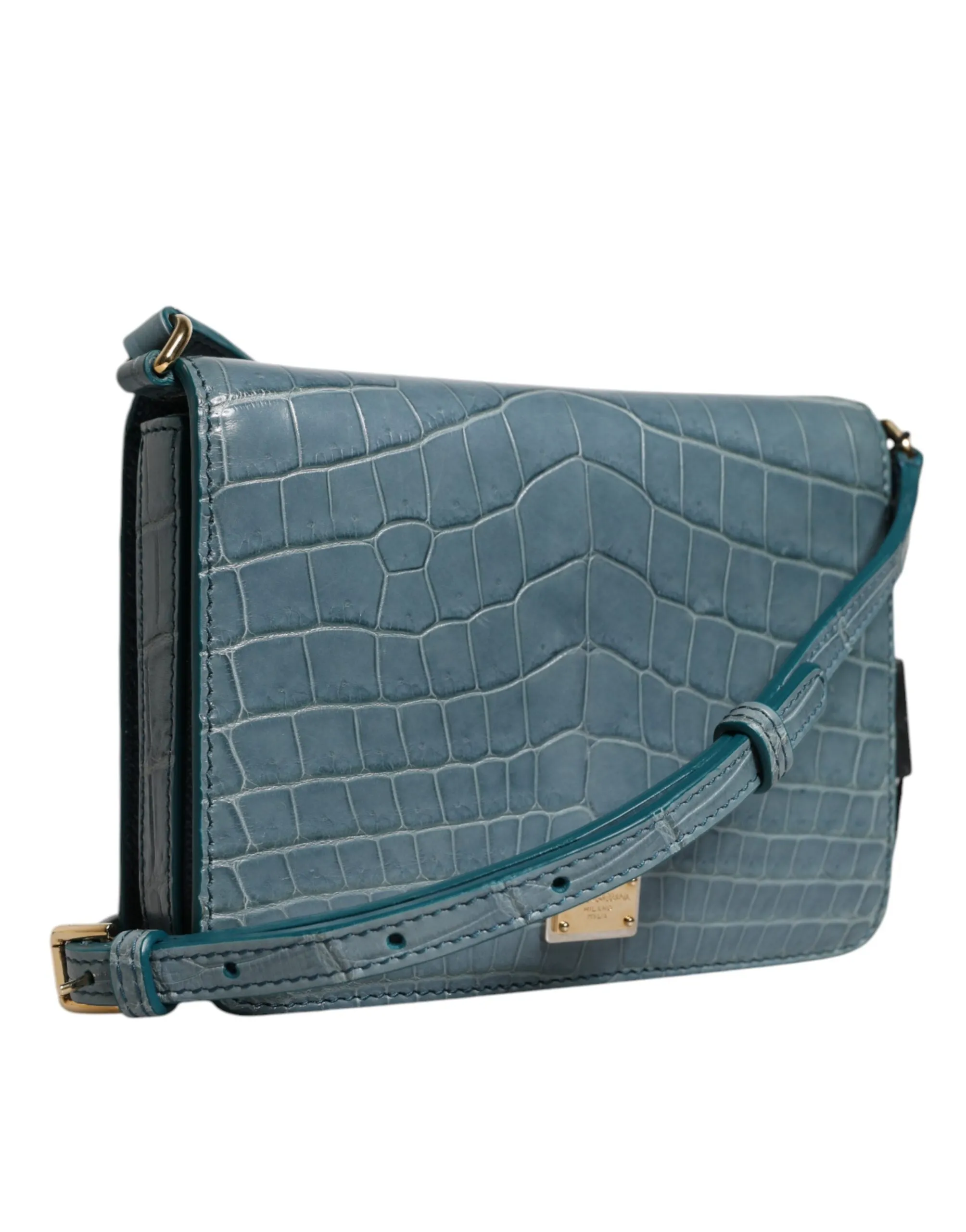 Gabbana Bag Exotic Crossbody & Plaque Get it before it's Leather Dolce DG Mini Green Tested