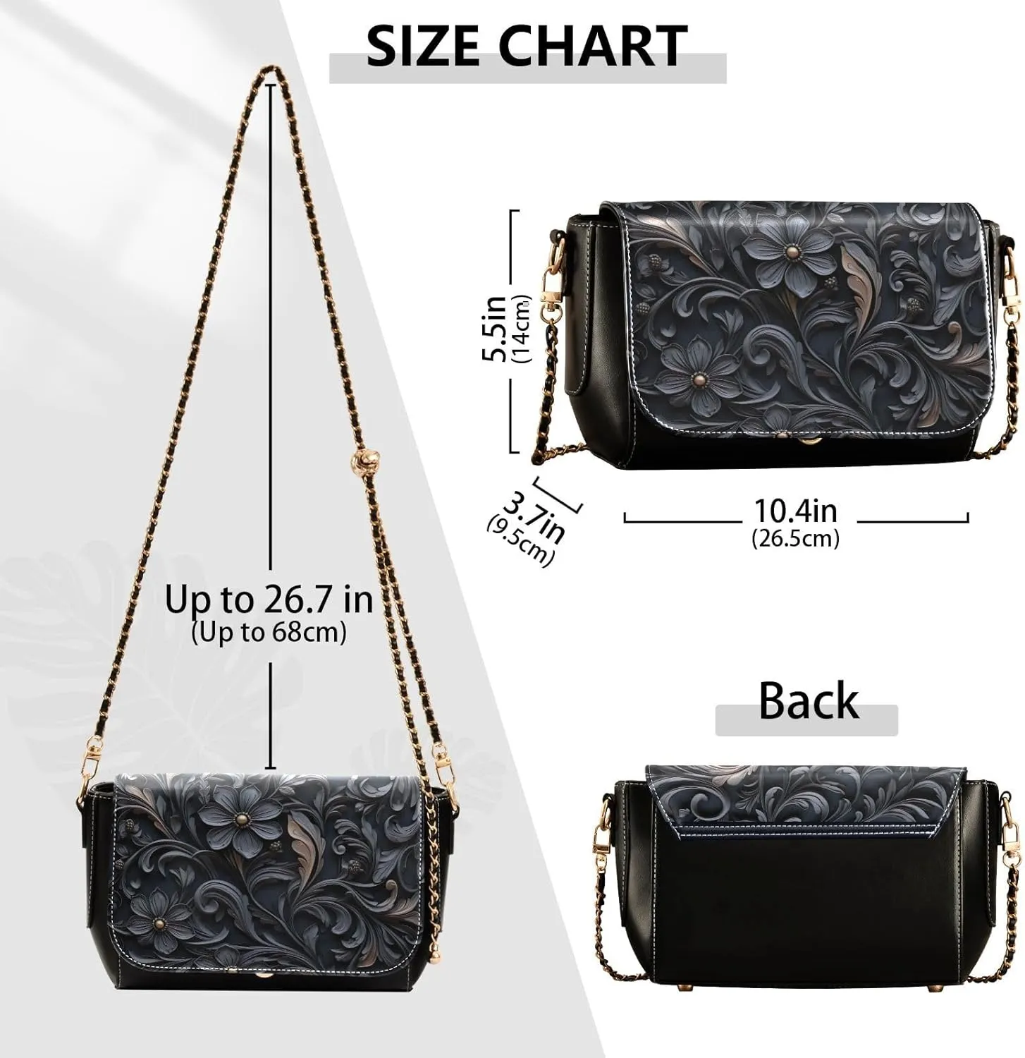 GAIGEO Watercolor Painting Tomatoes Womens Leather Crossbody Bag, Shoulder Bag for Women, Ladies Shoulder Bag