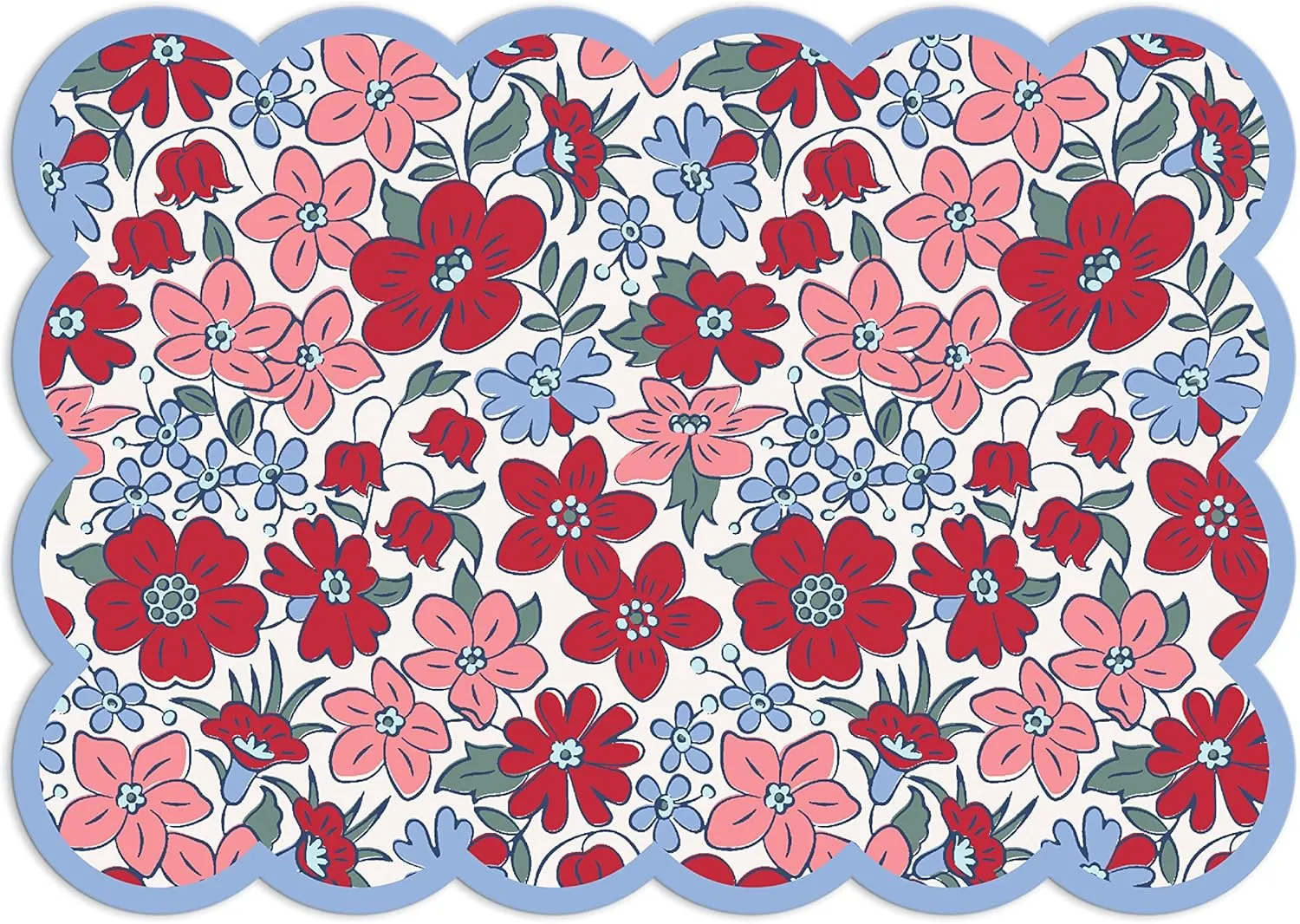 Galison Liberty Scalloped Shaped Notecard Set