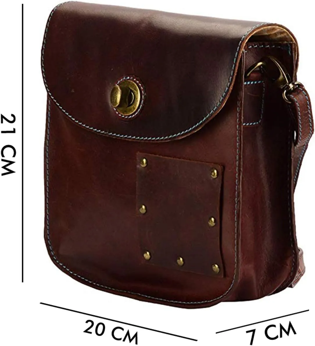 Genuine Leather Crossbody Bags for Women | Handmade Small Full Grain Women’s Cross Body Sling Bag
