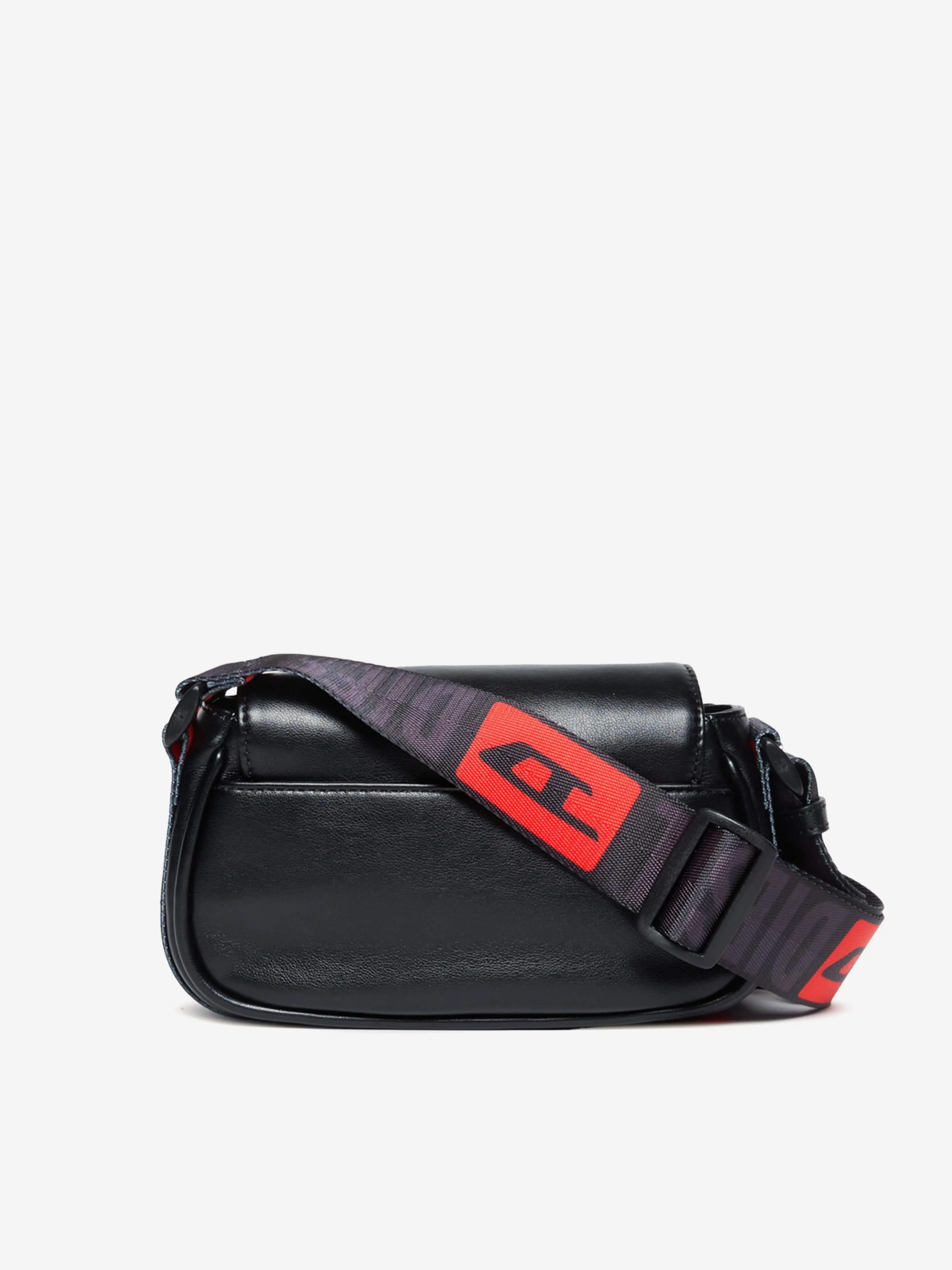 Girls Glossy Crossbody Bag in Black (19cm)