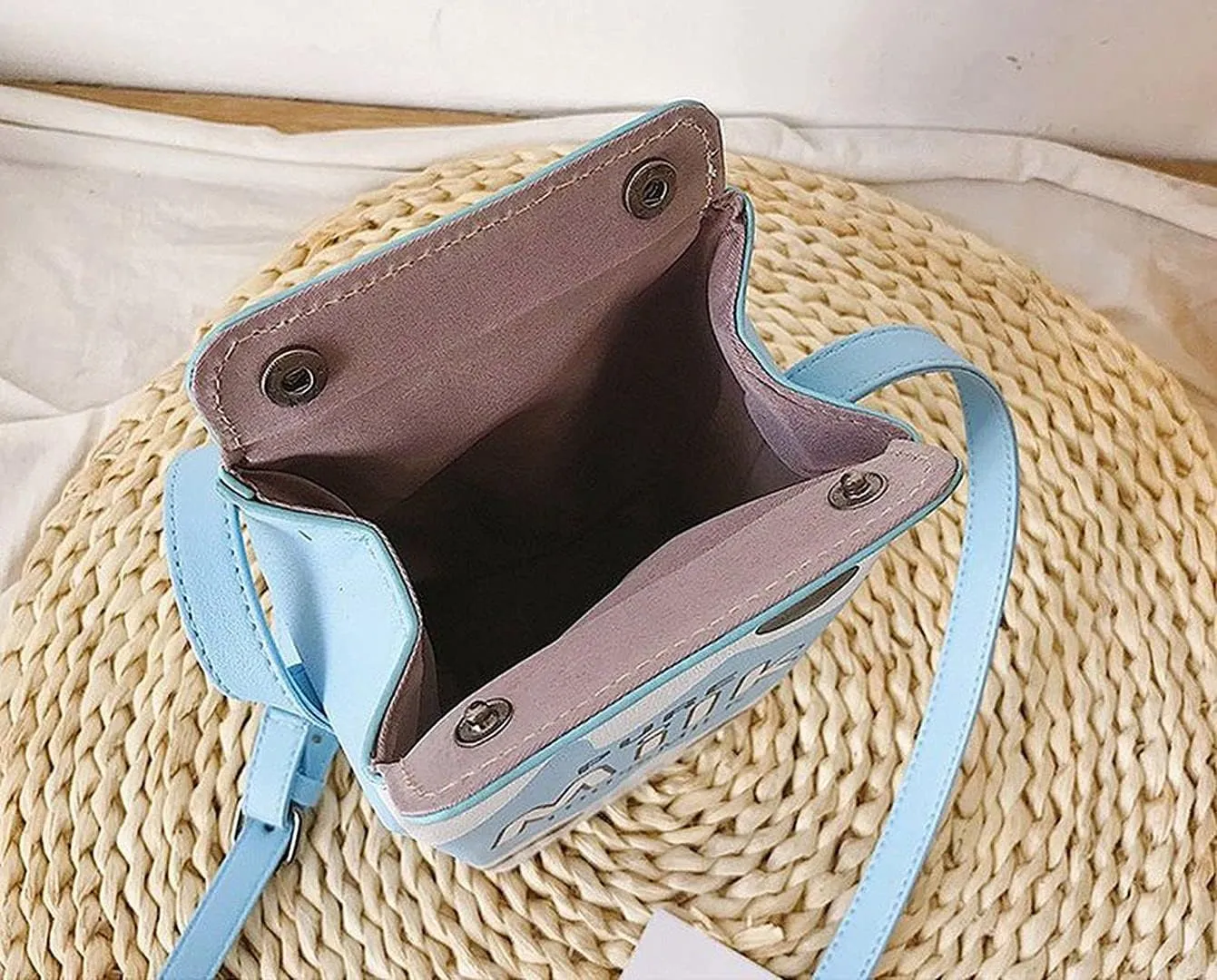Girls Milk Box Cross Body Purse Bag Women Phone Wallet Shoulder Bags Fruits Banana Handbag Strawberry