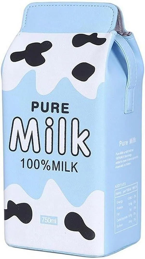Girls Milk Box Cross Body Purse Bag Women Phone Wallet Shoulder Bags Fruits Banana Handbag Strawberry