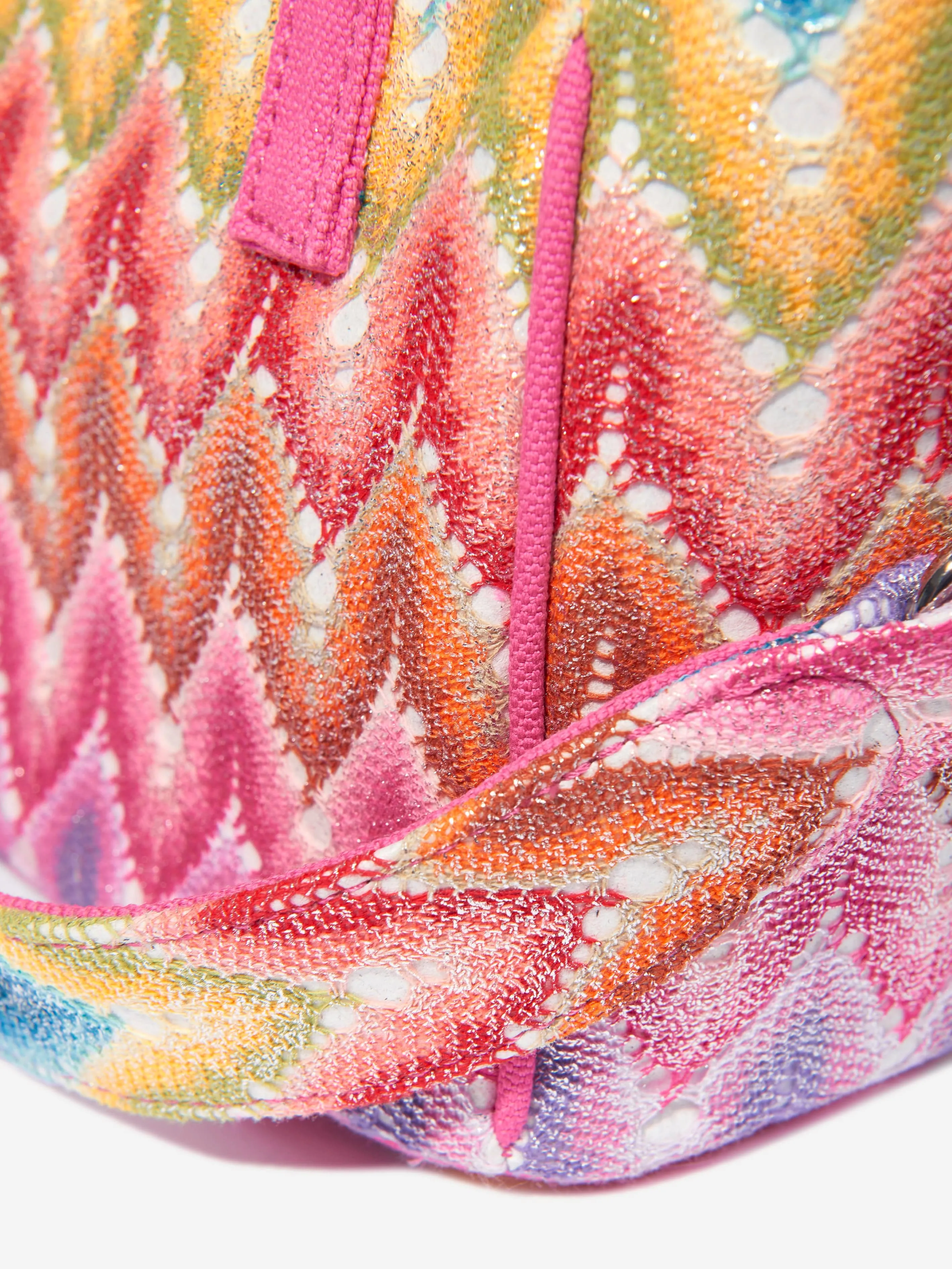 Girls Zigzag Tote Bag in Multicolour in Multicolour (35.5cm)