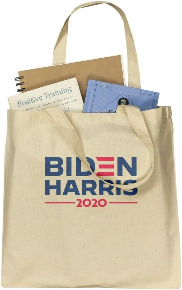 GRAPHICS & MORE Biden Harris 2020 Grocery Travel Reusable Tote Bag