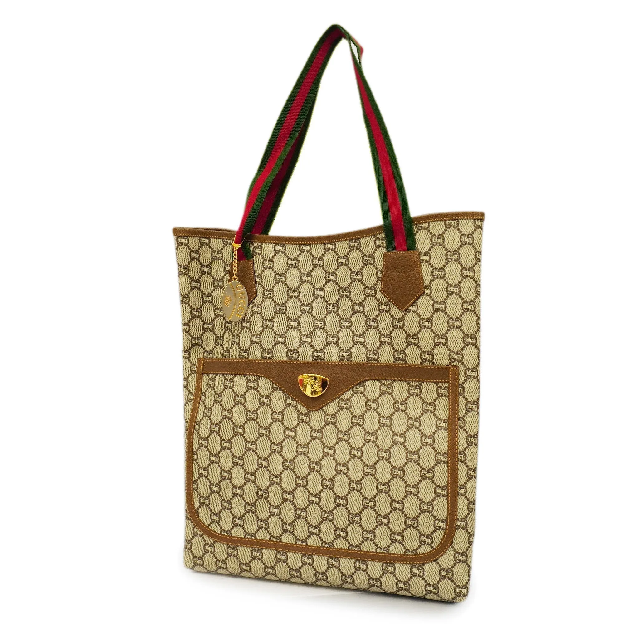 Gucci Women's Tote 137396 Last-minute opportunity Sherry Plus,PVC Beige Bag Line Bag Complete assortment  Tote GG