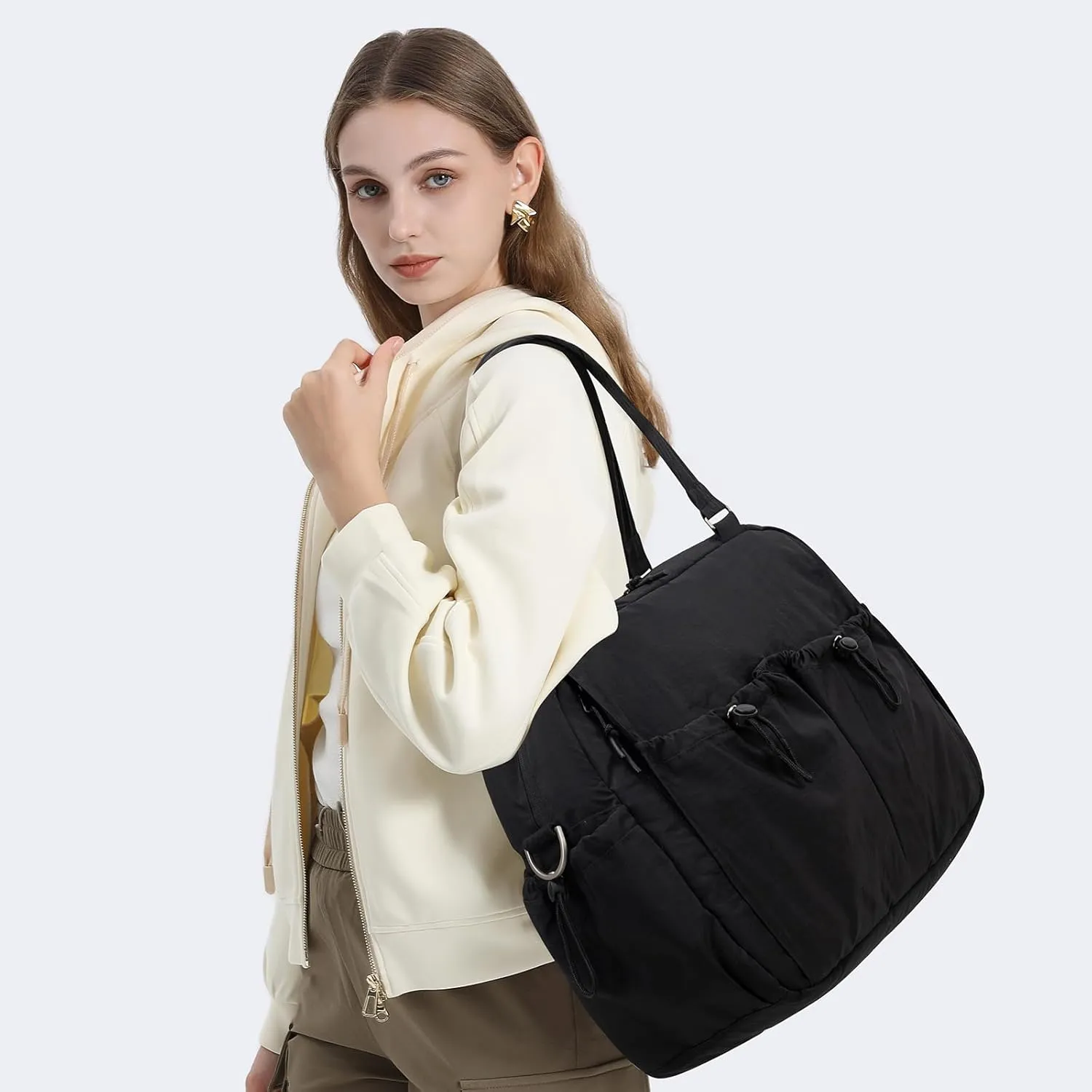 Gym Bag for Women, Duffle Bag for Travel with Yoga Storage, Carry on Overnight Weekender Bags for Women