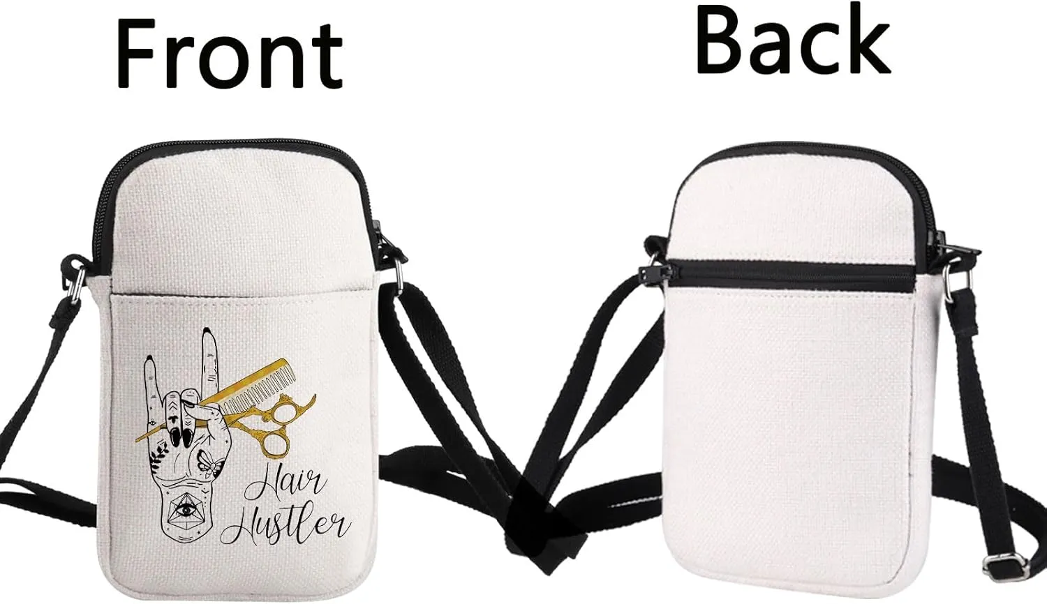 Hair Hustler Hand Gift Hair Stylist Crossbody Bagg Cosmetologist Gift Hairdresser Gift Beautician Crossbody Bag