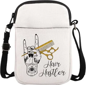 Hair Hustler Hand Gift Hair Stylist Crossbody Bagg Cosmetologist Gift Hairdresser Gift Beautician Crossbody Bag