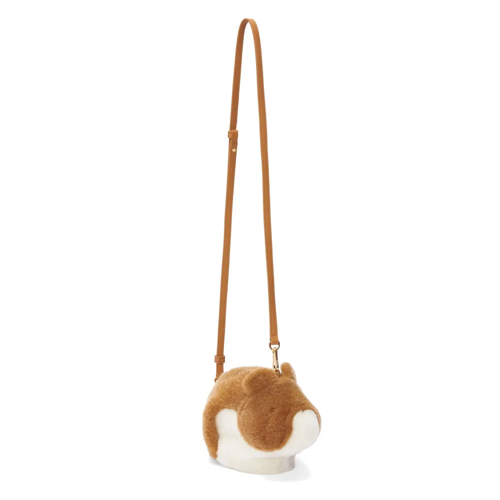 Hamster bag in shearling