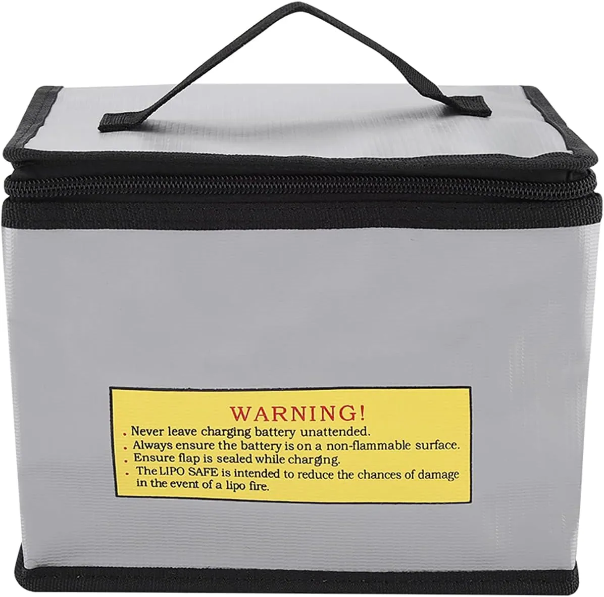 Handbag Portable Rechargeable Battery Safe Explosion-Proof Handbag Safety Bag Fireproof Safety Handbag Suitable for Storing Batteries