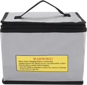 Handbag Portable Rechargeable Battery Safe Explosion-Proof Handbag Safety Bag Fireproof Safety Handbag Suitable for Storing Batteries