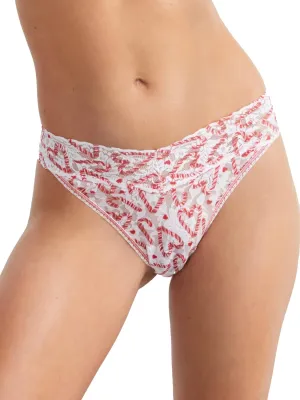 hanky panky, Printed Signature Lace Original Rise Thong, OS Fits 4-14