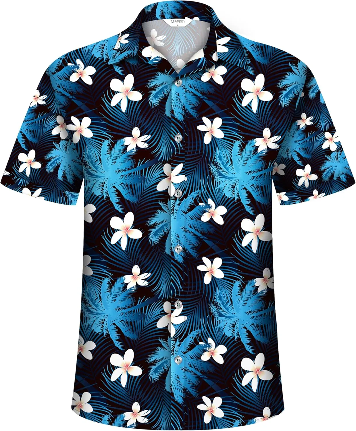 Hawaiian Shirt for Men, Tropical Shirts Casual Summer Button Down Short Sleeve Floral Shirt Vacation Outfits Cruise Shirt