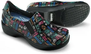 Hawkwell Pro Leather Nurse Clogs for Women Lightweight Slip Resistant Arch Support Healthcare Professional Nursing Shoes Work Clog