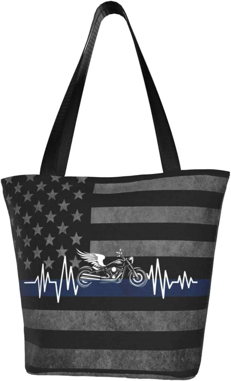 Heartbeat Motorbike Fashion Shoulder Bag Large Capacity For Man Or Woman