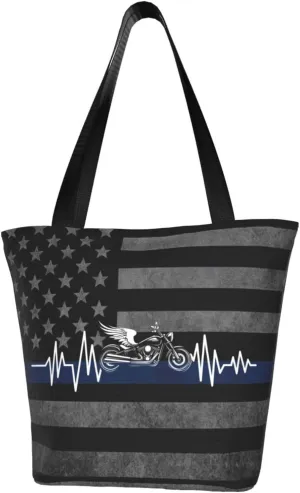 Heartbeat Motorbike Fashion Shoulder Bag Large Capacity For Man Or Woman