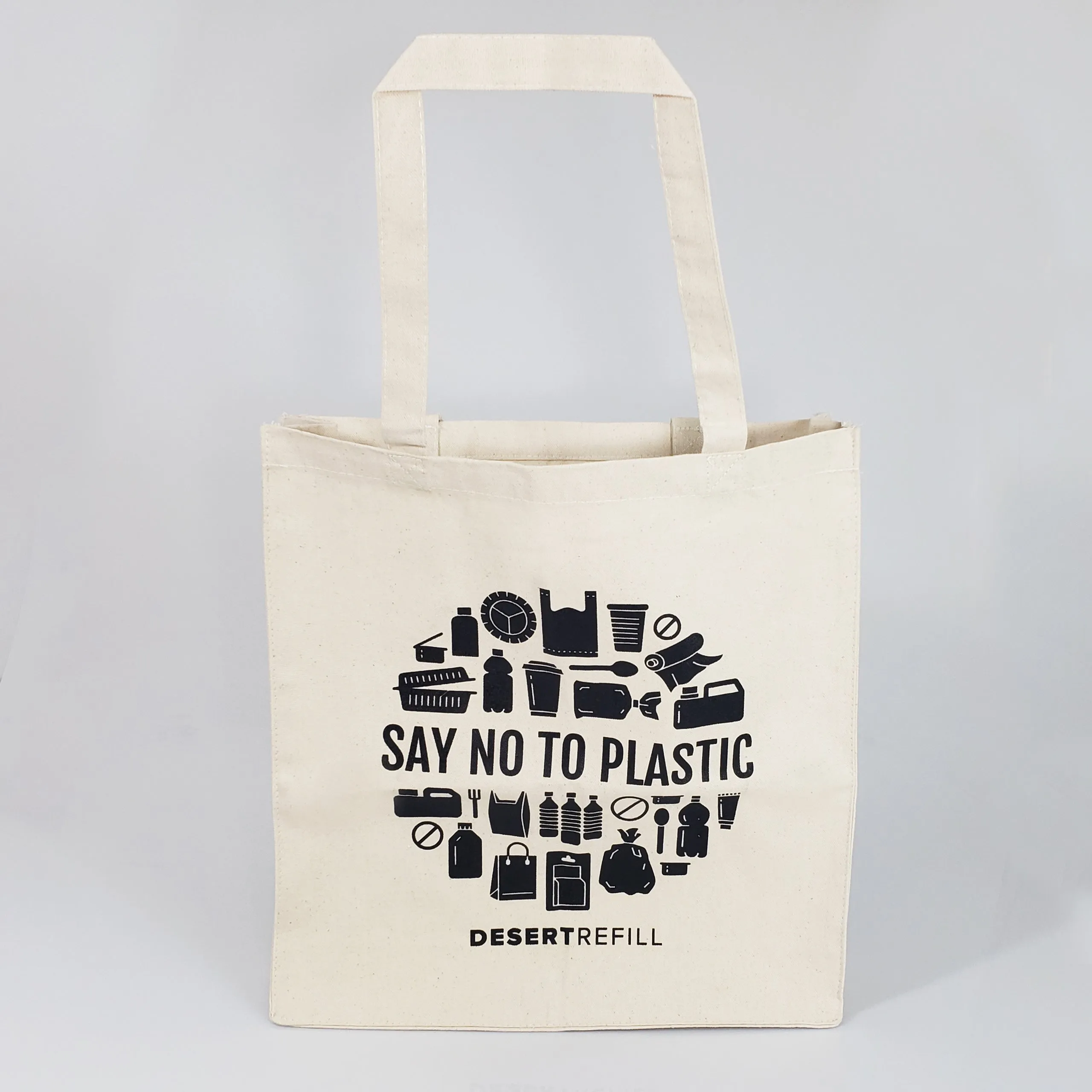 Heavy Shopper Canvas Tote Bags With Full Gusset - TF230