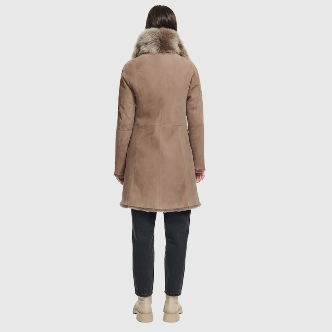 HiSO Gipsi Taupe Reversible Shearling