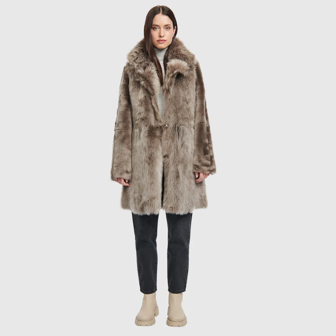 HiSO Gipsi Taupe Reversible Shearling