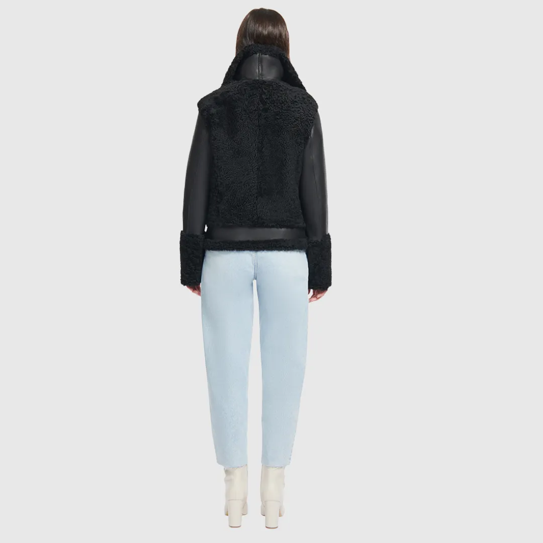 HiSO Soul Jet curly Shearling Moto