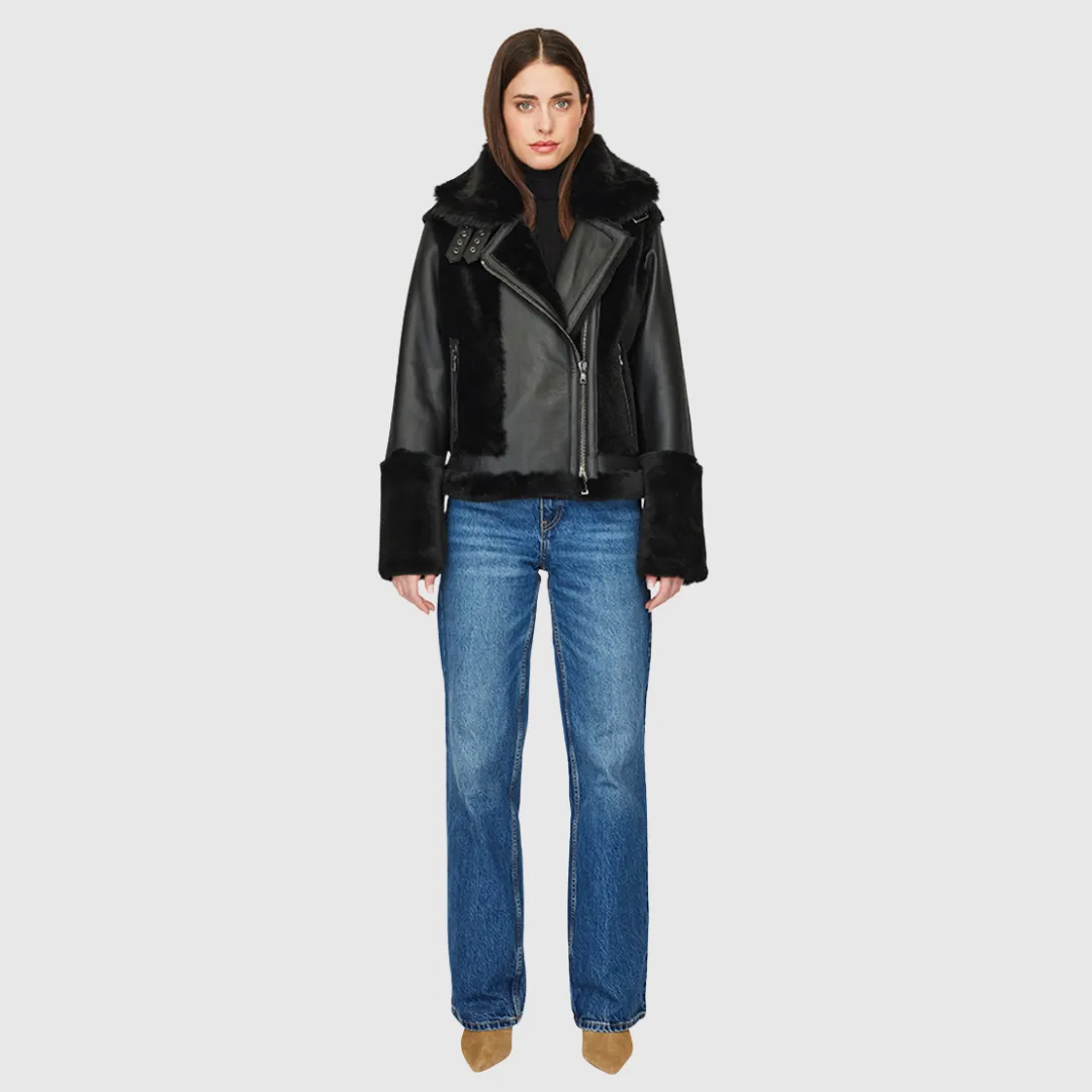 HiSO Soul Jet Silky Shearling Moto