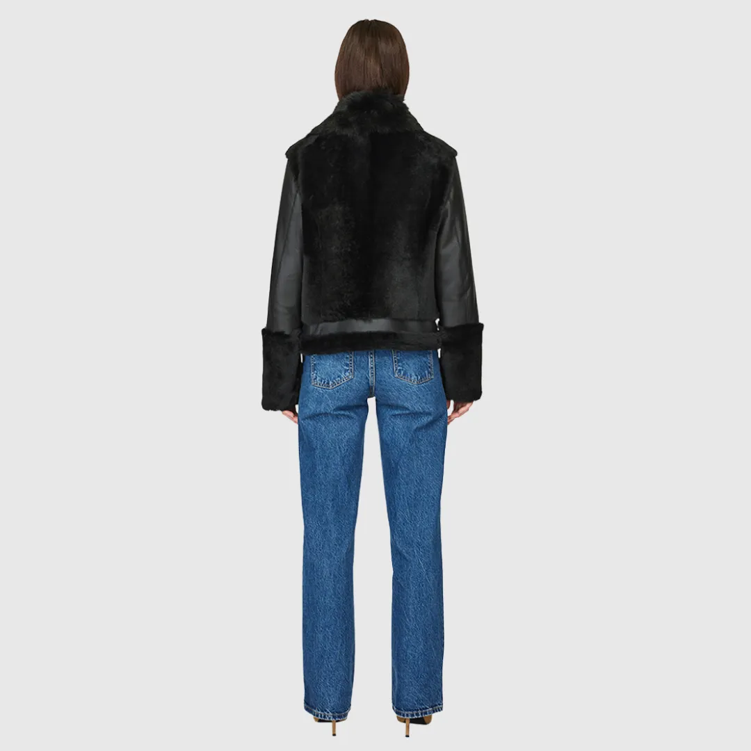 HiSO Soul Jet Silky Shearling Moto