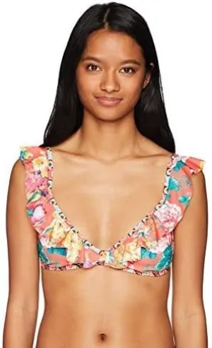Hobie Women's Petal Pusher Triangle Bra Bikini Top